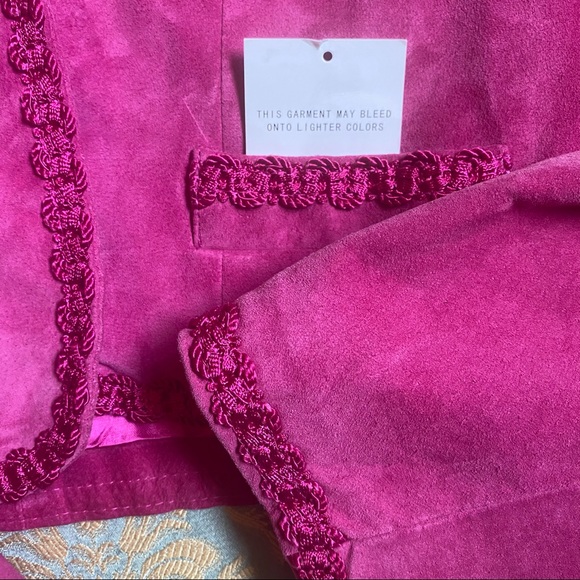 Danier Leather vintage pink suede jacket - Picture 3 of 4